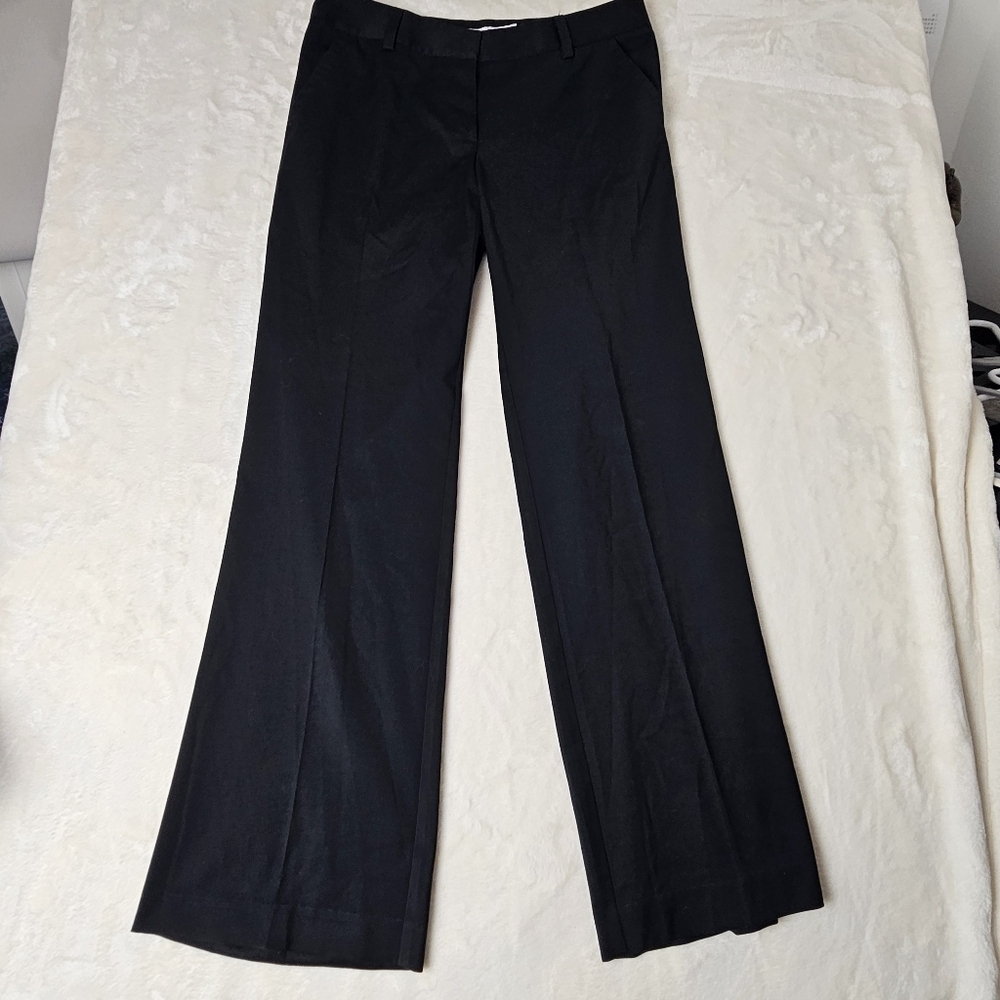 Trina Turke Wide Leg Pants Guessing Size 4 Women’s Black Dressy Casual